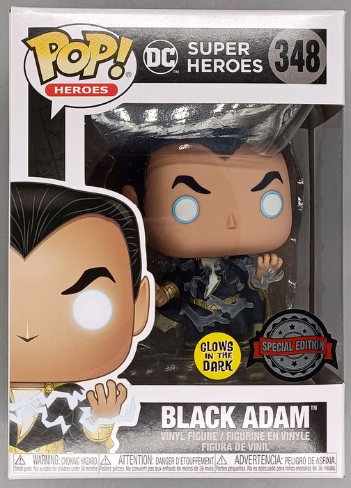 #348 Black Adam - Glow - DC Super Heroes Funko POP