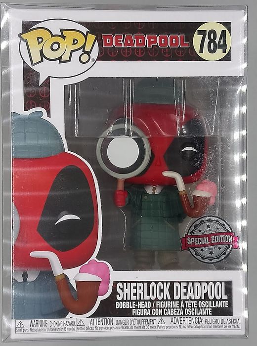 784 Sherlock Deadpool - Marvel Funko POP