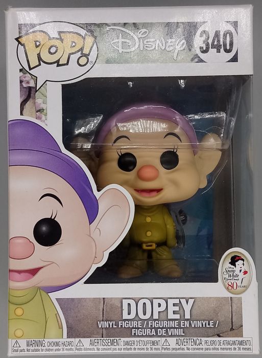 340 Dopey - Disney Snow White - Funko POP - Box Damaged