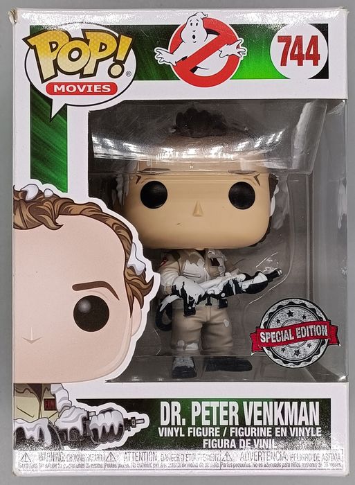 #744 Dr. Peter Venkman (Marshmallowed) Ghostbusters Box Damaged Funko POP