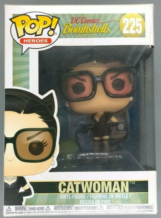 225 Catwoman (in Black) - DC Bombshells - Funko POP - Box Damaged