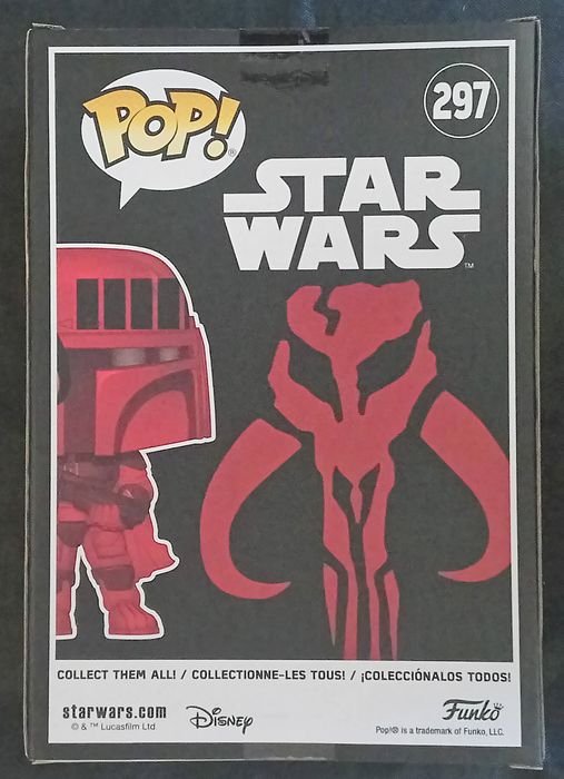 #297 Boba Fett (Burgundy) - 10 Inch - Star Wars Funko POP