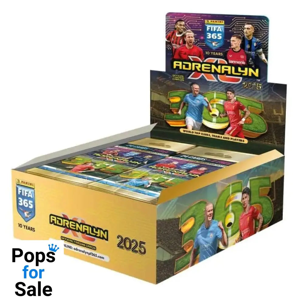 FIFA 365 Adrenalyn XL 2025 Trading Cards Fatpack Box (10)
