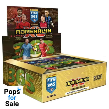 FIFA 365 Adrenalyn XL 2025 Trading Cards Flow Packs Display (24) Trading cards