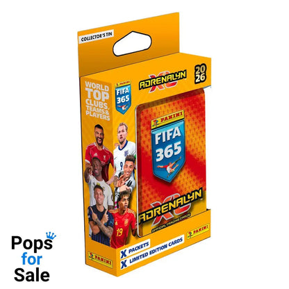 FIFA 365 Adrenalyn XL 2025 Trading Cards Pocket Tin Box (5) Trading cards