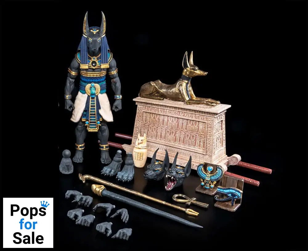 Figura Obscura Actionfigur Anubis Black & Blue