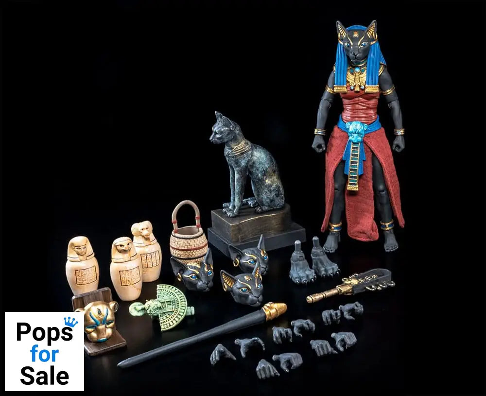 Figura Obscura Actionfigur Bastet Black & Red