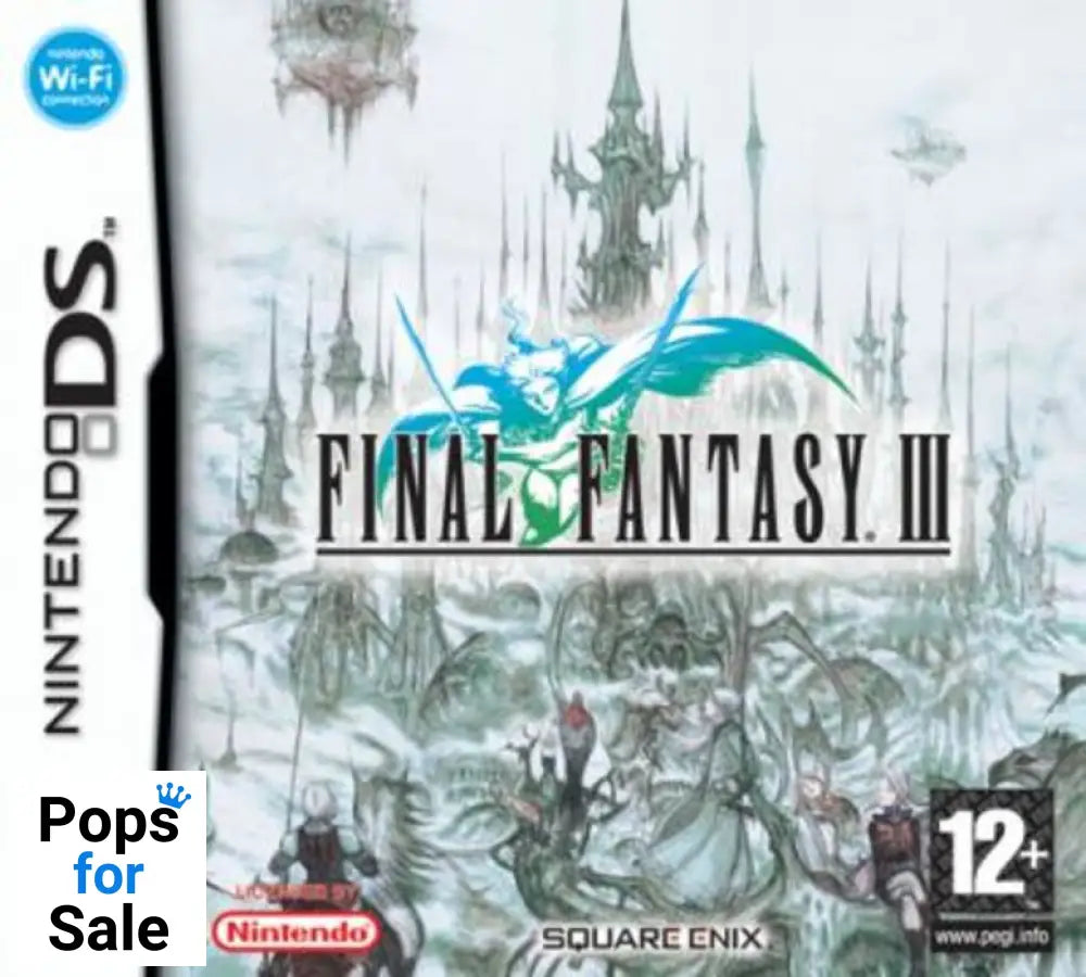 Final Fantasy III for Nintendo DS/3DS - [No Manual]