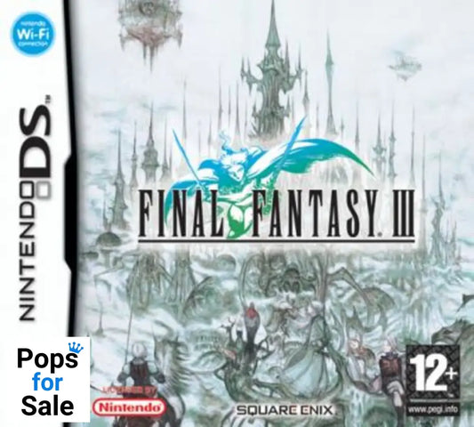 Final Fantasy III for Nintendo DS/3DS - [No Manual]