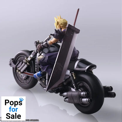 Final Fantasy VII Bring Arts Action Figure and vehicle Cloud Strife & Hardy-Daytona 15 cm