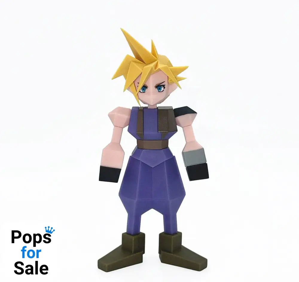 Final Fantasy VII Polygon Vinyl Figure Cloud Strife 15 cm NEW