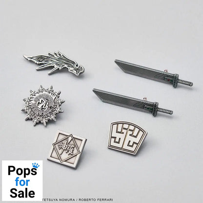 Final Fantasy VII Rebirth Mini Metal Pins Blind Box Display (6)