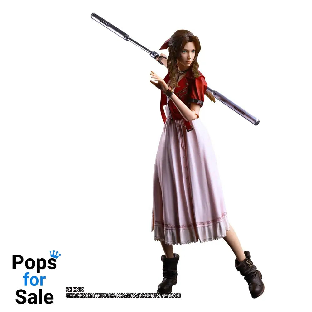 Final Fantasy VII Rebirth Play Kai Arts Action Figure Aerith Gainsborough 24 cm