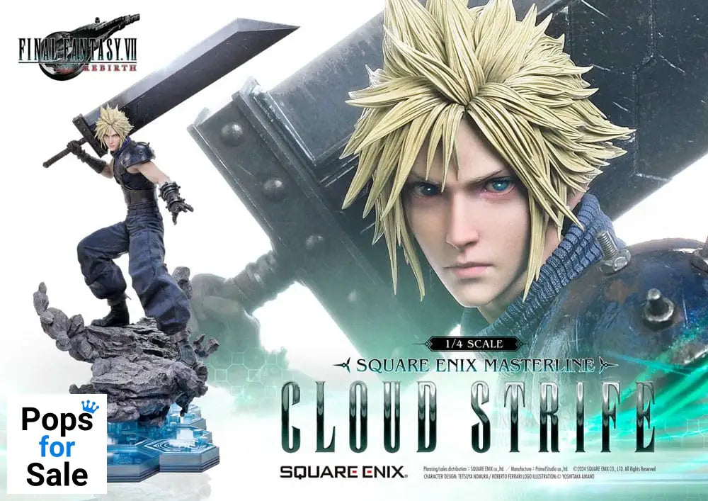 Final Fantasy VII Rebirth Statue 1/4 Cloud Strife 68 cm