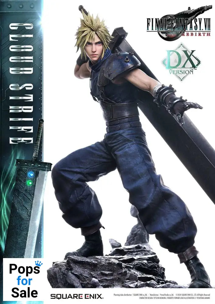 Final Fantasy VII Rebirth Statue 1/4 Cloud Strife Deluxe Ver. 68 cm Statues