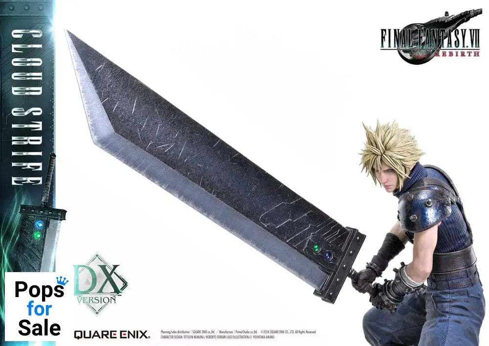 Final Fantasy VII Rebirth Statue 1/4 Cloud Strife Deluxe Ver. 68 cm Statues