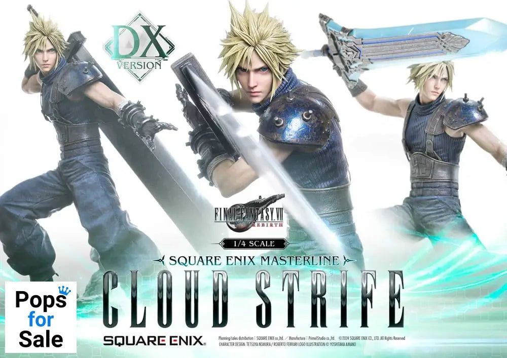 Final Fantasy VII Rebirth Statue 1/4 Cloud Strife Deluxe Ver. 68 cm
