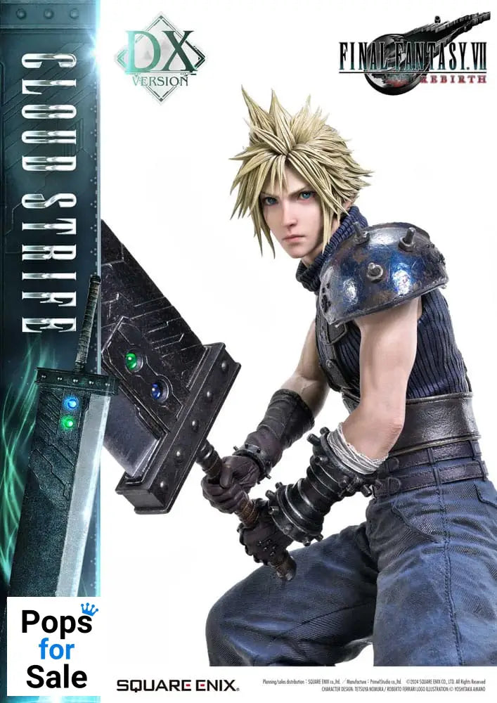 Final Fantasy VII Rebirth Statue 1/4 Cloud Strife Deluxe Ver. 68 cm