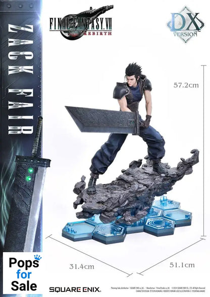 Final Fantasy VII Rebirth Statue 1/4 Zack Fair Deluxe Ver. 57 cm