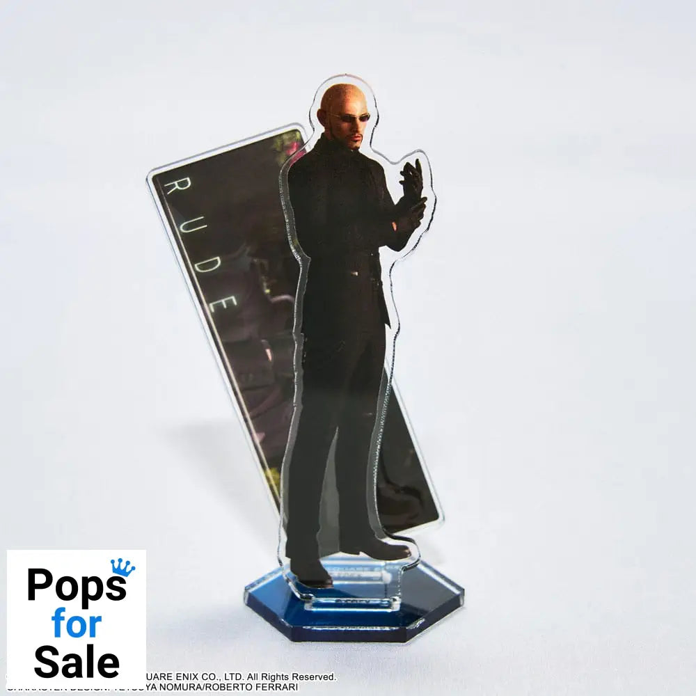 Final Fantasy VII Remake Acryl Figure Rude 8 cm