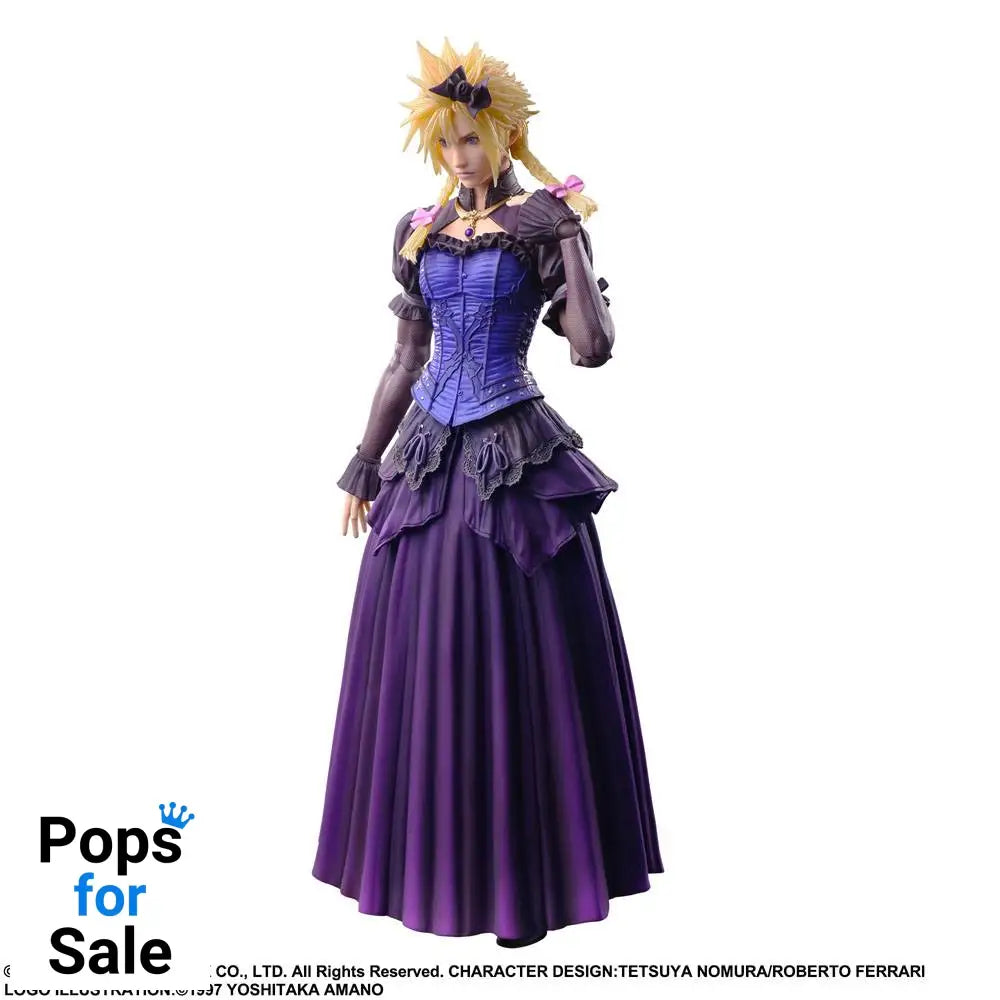 Final Fantasy VII Remake Play Arts Kai Action Figure Cloud Strife Dress Ver. 28 cm