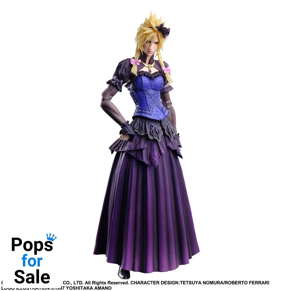 Final Fantasy VII Remake Play Arts Kai Action Figure Cloud Strife Dress Ver. 28 cm