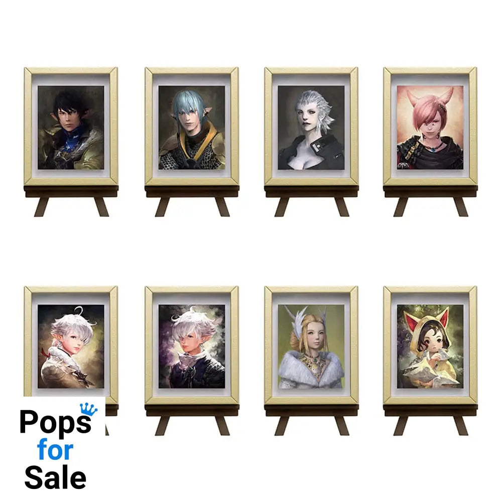 Final Fantasy XIV Framed Portrait Magnets Vol. 1 Display (8)