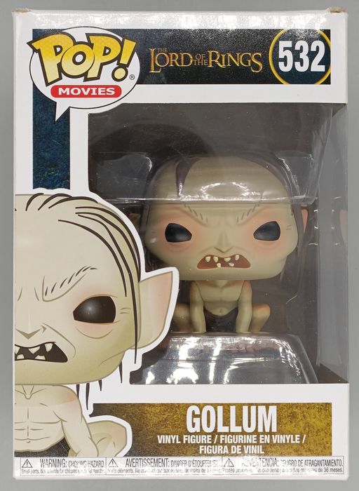 532 Gollum - Lord of the Rings - Box Damaged Funko POP