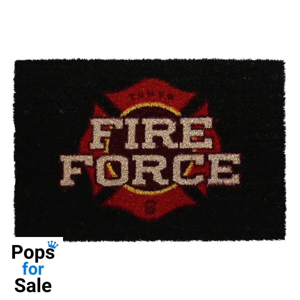 Fire Force Doormat Logo Red 40 x 60 cm Rugs