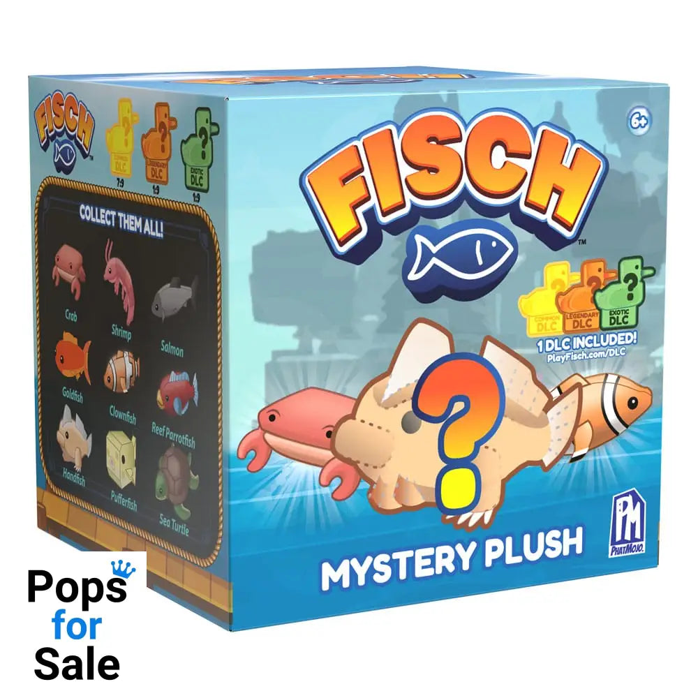 Fisch Plush Figures 10 cm Display (9) Mini-figures