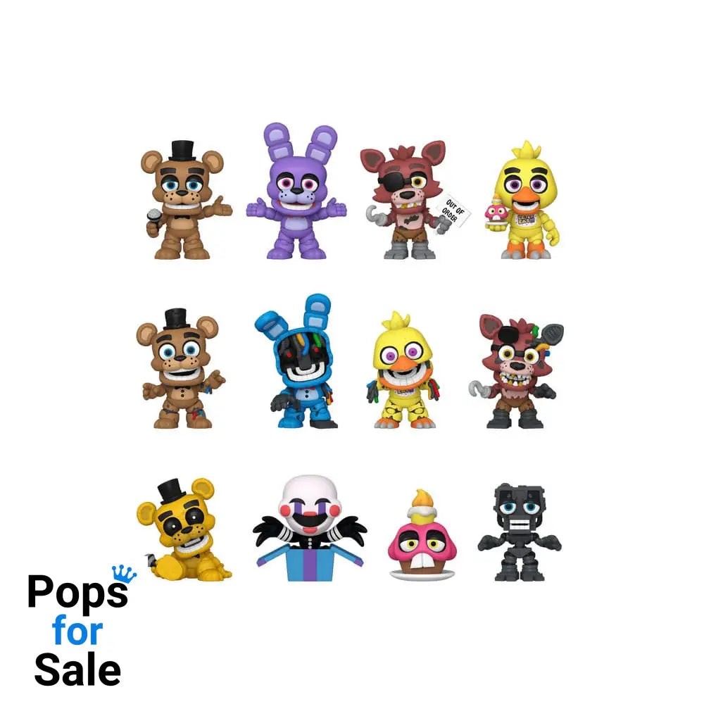 Five Night's at Freddy Mini Figures FNAF (10y Anniversary) 5 cm Display (12)