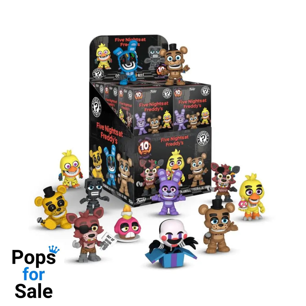 Five Night's at Freddy Mini Figures FNAF (10y Anniversary) 5 cm Display (12)