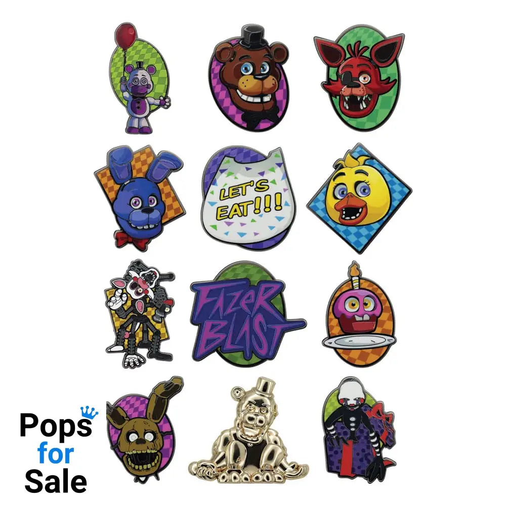 Five Nights at Freddy´s Pin Badge Display Mystery Pin Badge (12) Pins & Brooches