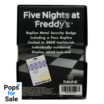 Five Nights at Freddy´s Replica Security Badge