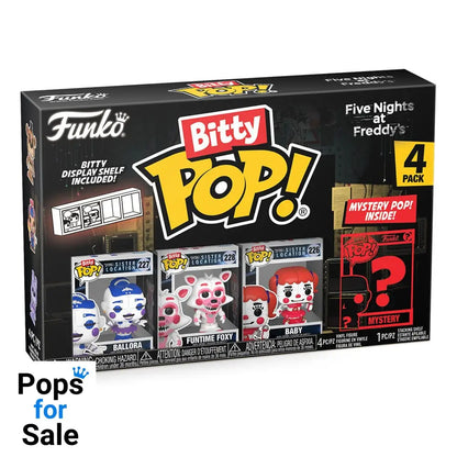 Five Nights at Freddy's Bitty POP! Vinyl Figure 4-Pack Ballora 2,5 cm