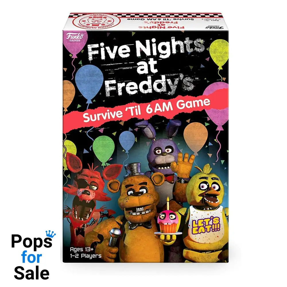 Five Nights at Freddy’s Board Game Survive ´Til 6am Funko POP Board games and accessories