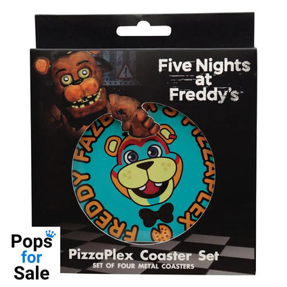 Five Nights at Freddy's Coaster 4-Pack Printed Drinks