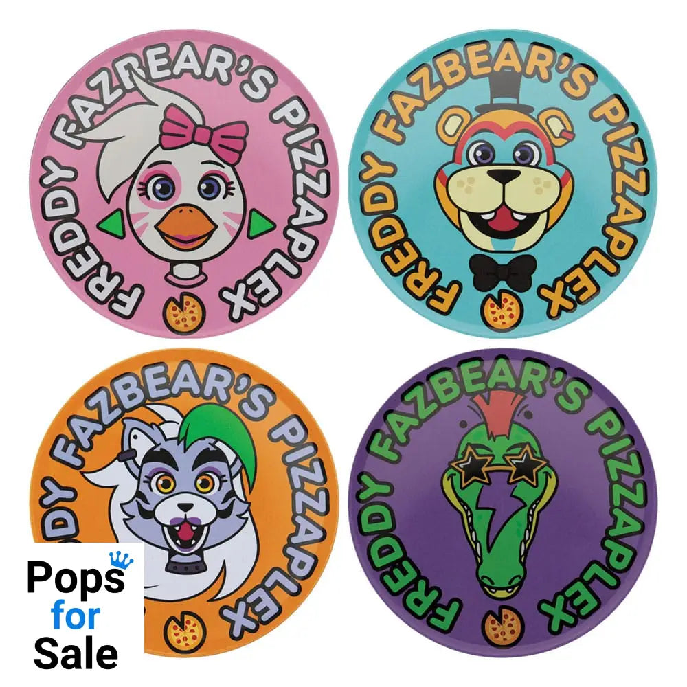 Five Nights at Freddy’s Coaster 4-Pack Printed Drinks Glasses & Coasters