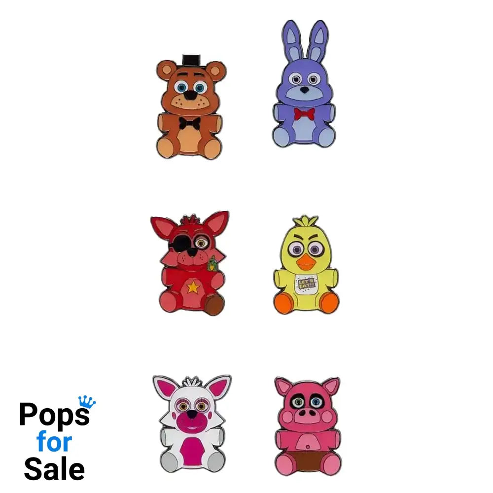 Five Nights at Freddy’s Loungefly Enamel Pins Blind Character Display (12) Funko POP Pins & Brooches