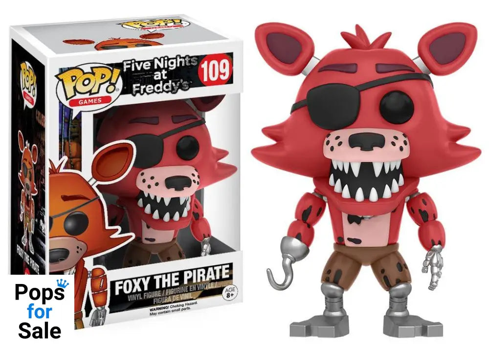 Five Nights at Freddy’s POP! Games Vinyl Figure Foxy The Pirate 9 cm POP! Figures