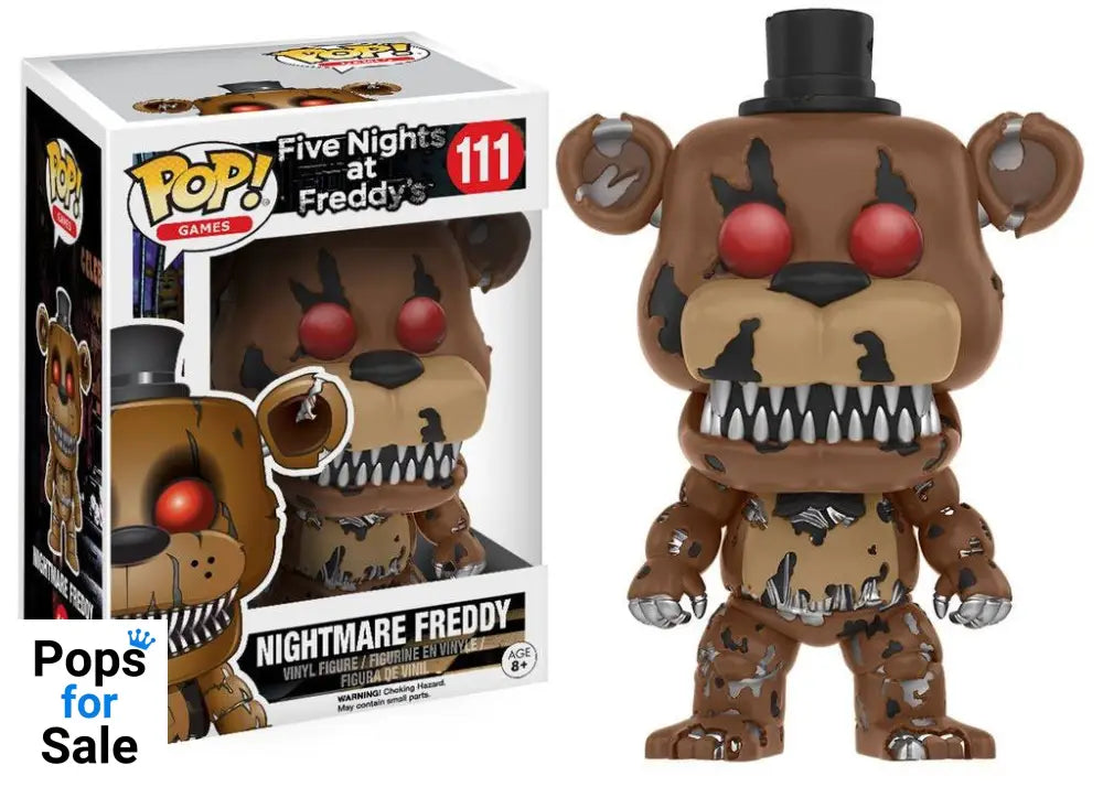 Five Nights at Freddy's POP! Games Vinyl Figure Nightmare Freddy 9 cm