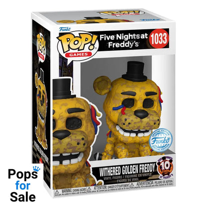 Five Nights at Freddy's POP! Games Vinyl Figure Withered Gldn Frdy 9 cm