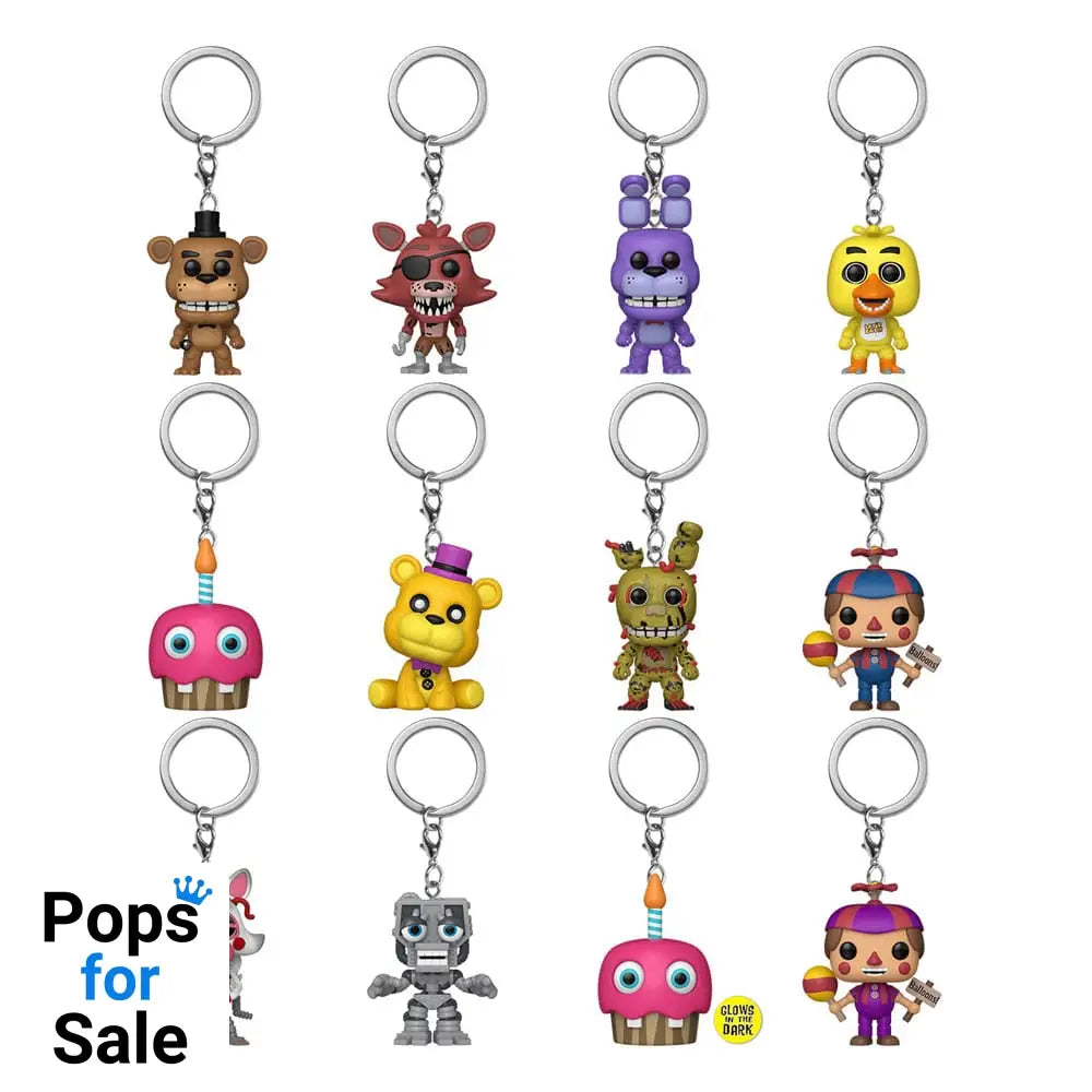 Five Nights at Freddy's POP! Vinyl Keychains 4 cm Classic Display (12)