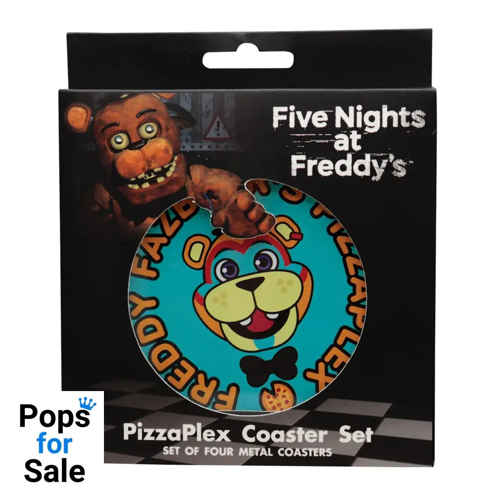 Five Nights at Freddy's Printed Metal Drinks Coasters