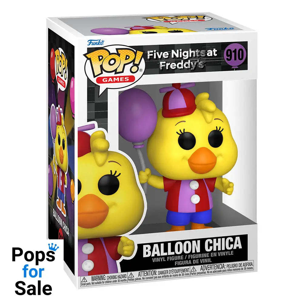 Five Nights at Freddy's Security Breach POP! Games Vinyl Figure Balloon Chica 9 cm