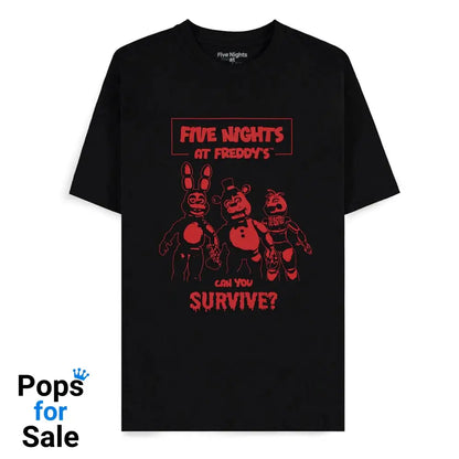 Five Nights at Freddy's T-Shirt Can You Survive  Size XL
