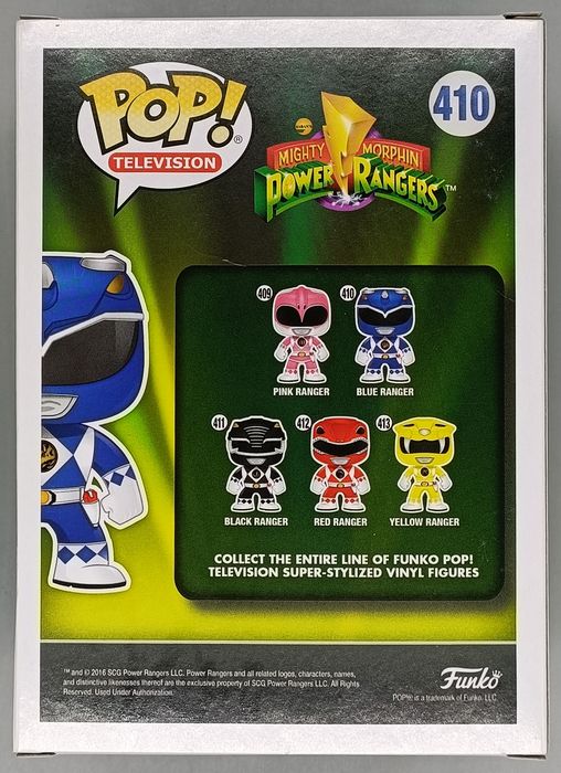 #410 Blue Ranger (Morphing) - Power Rangers Funko POP