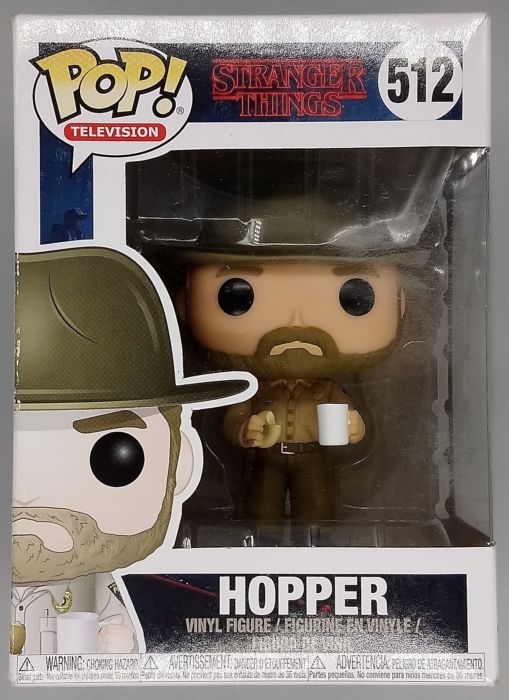 #512 Hopper - Stranger Things - Box Damaged Funko POP