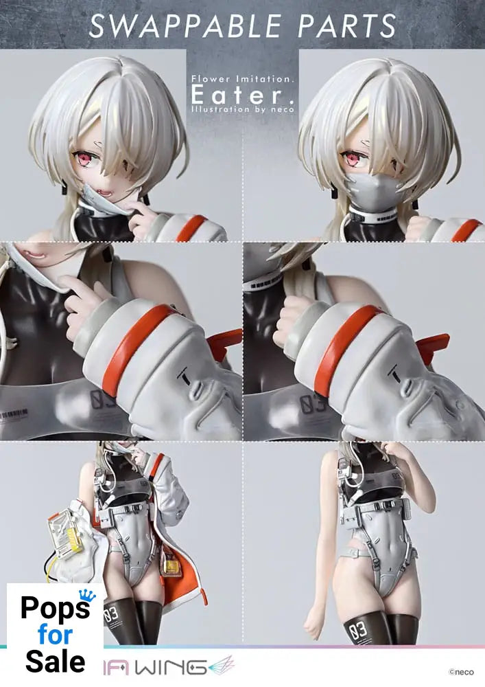 Flower Imitation Prisma Wing PVC Statue 1/7 Eater Illustration by neco 32 cm