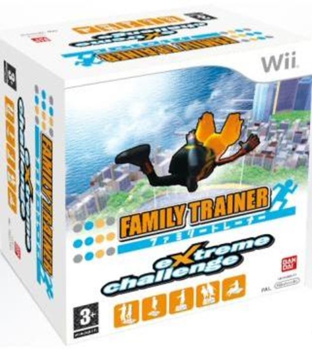Family Trainer: Extreme Challenge with Family Trainer Mat Controller for Nintendo Wii/Wii-U - [No Manual or Outer Box]